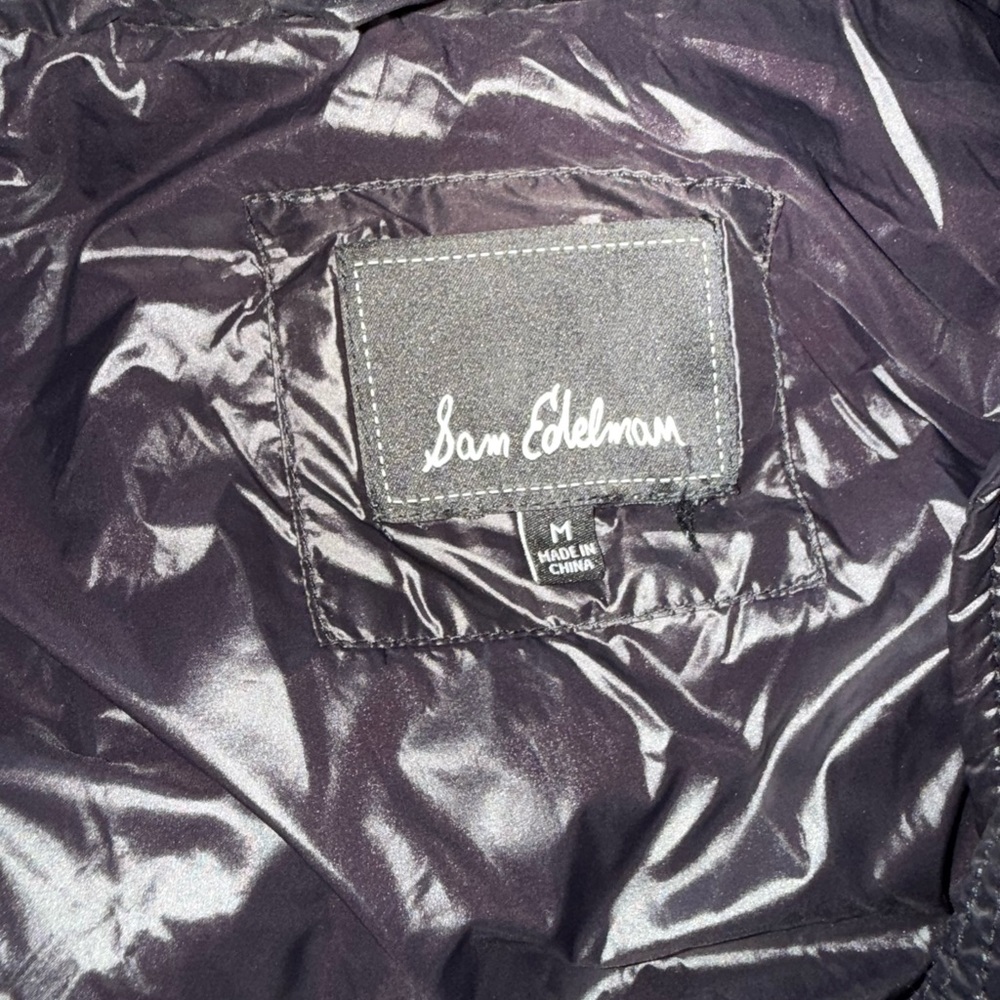 Sam Edelman Black Quilted Puffer Vest - Picture 4 of 5